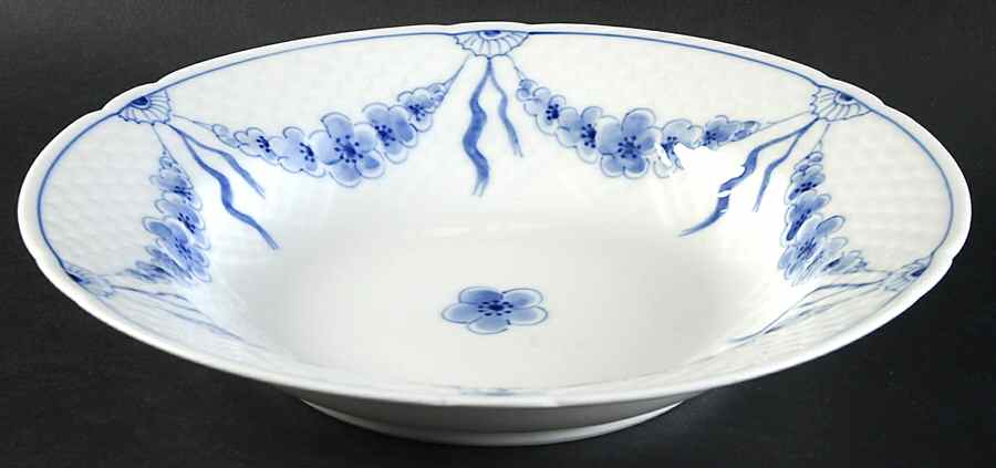Empire Blue and White Large Rim Soup Bowl by Bing & Grondahl-1