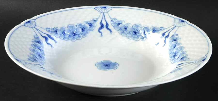 Empire Blue and White Large Rim Soup Bowl by Bing & Grondahl-1
