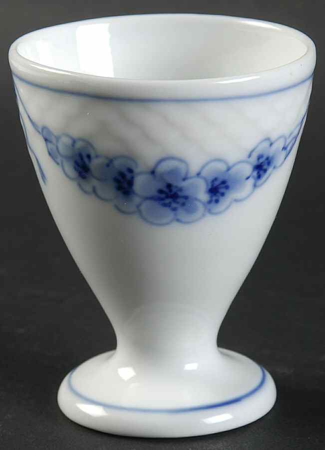 Empire Blue and White Single Egg Cup by Bing & Grondahl-1