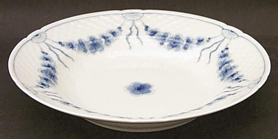 Empire Blue and White Rim Soup Bowl by Bing & Grondahl-1