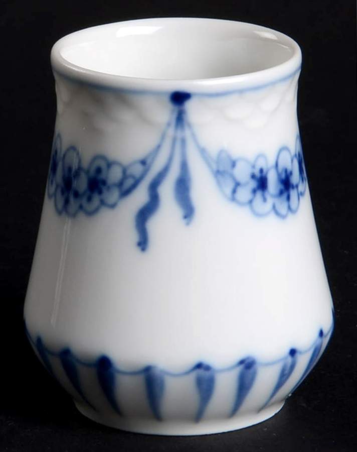 Empire Blue and White Mustard Jar No Lid by Bing & Grondahl-1