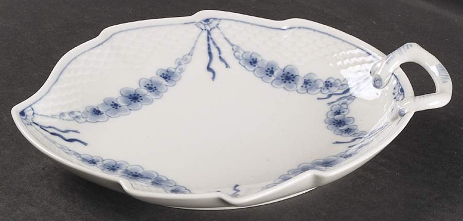 Empire Blue and White 9" Leaf Dish by Bing & Grondahl-1
