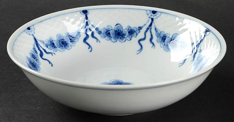 Empire Blue and White Coupe Cereal Bowl by Bing & Grondahl-1