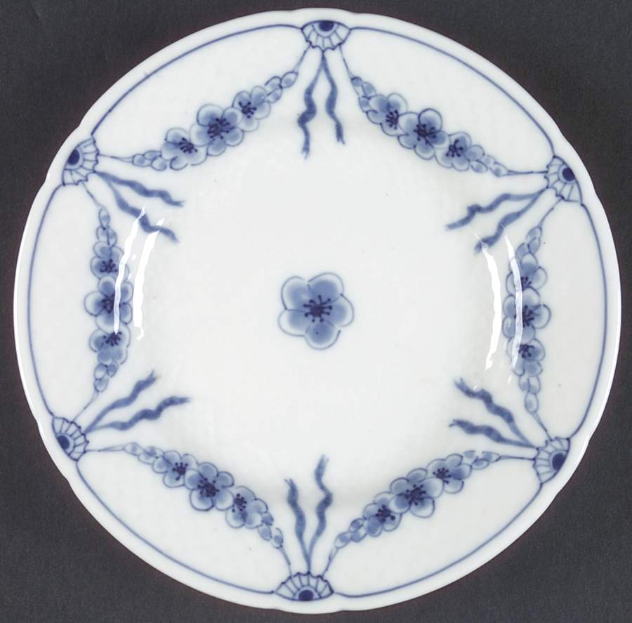 Empire Blue and White Bread & Butter Plate by Bing & Grondahl-1