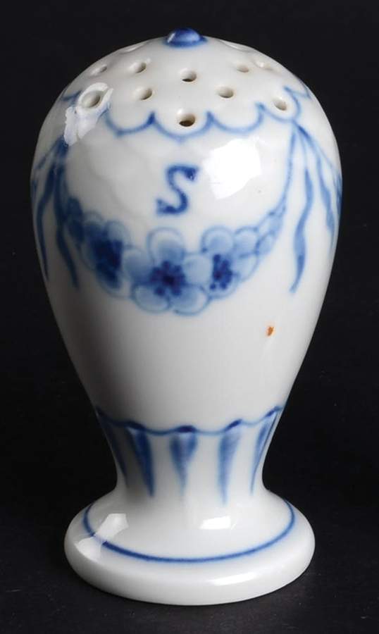 Empire Blue and White Salt Shaker by Bing & Grondahl-1