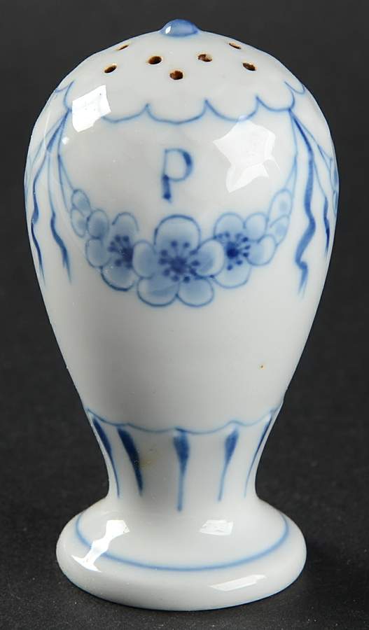 Empire Blue and White Pepper Shaker by Bing & Grondahl-1