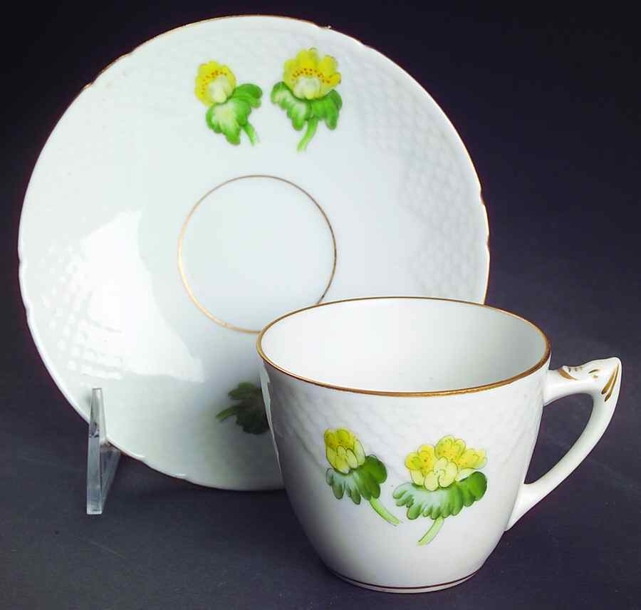 Erantis Flat Cup & Saucer Set by Bing & Grondahl-1
