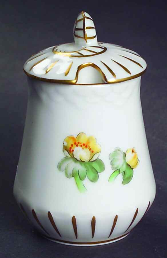 Erantis Mustard Jar & Lid by Bing & Grondahl-1