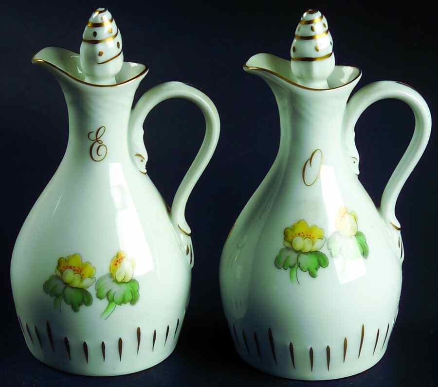 Erantis Vinegar and Oil Set with Stoppers by Bing & Grondahl-1