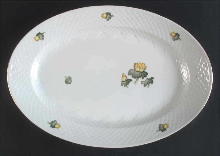 Erantis 16" Oval Serving Platter by Bing & Grondahl-1