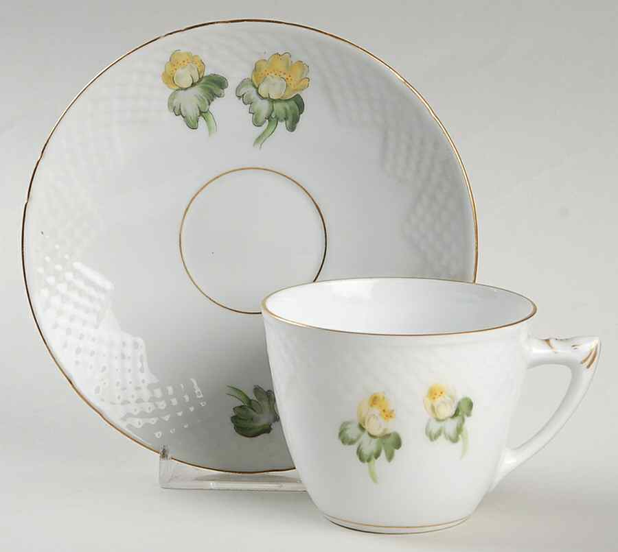 Erantis Flat Cup & Saucer Set by Bing & Grondahl-1
