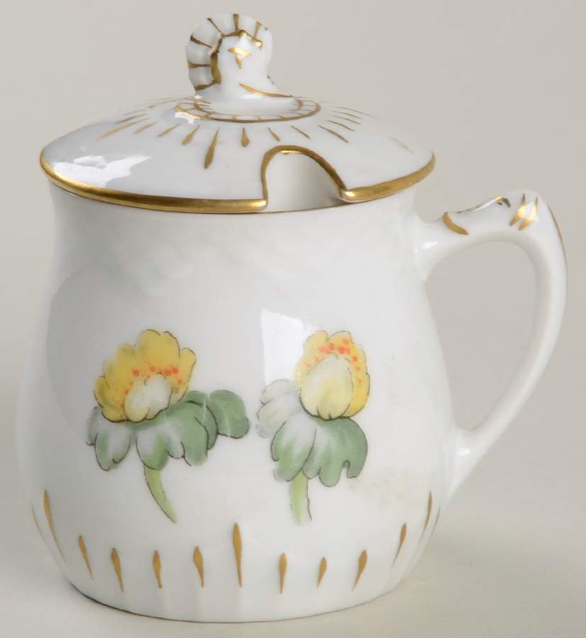 Erantis Mustard Jar & Lid by Bing & Grondahl-1