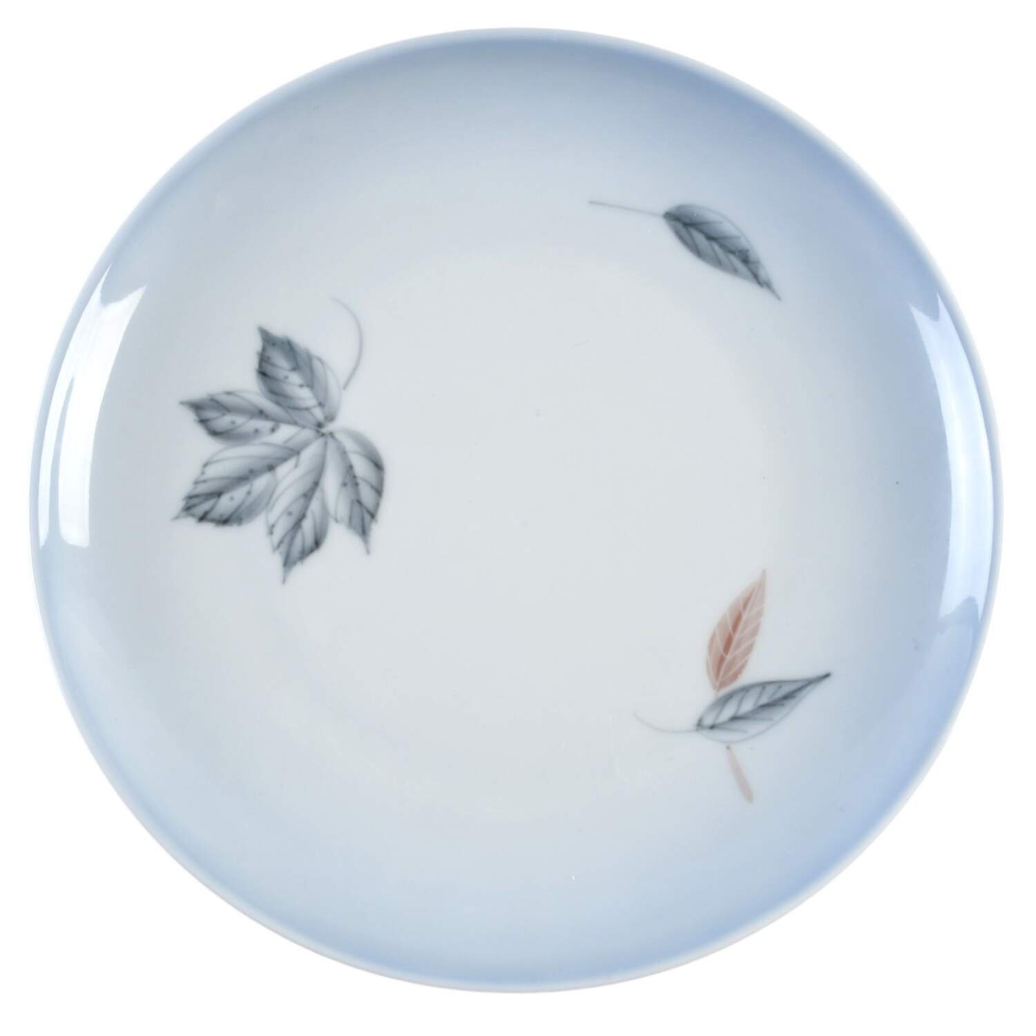 Falling Leaves Dessert/Pie Plate by Bing & Grondahl-1