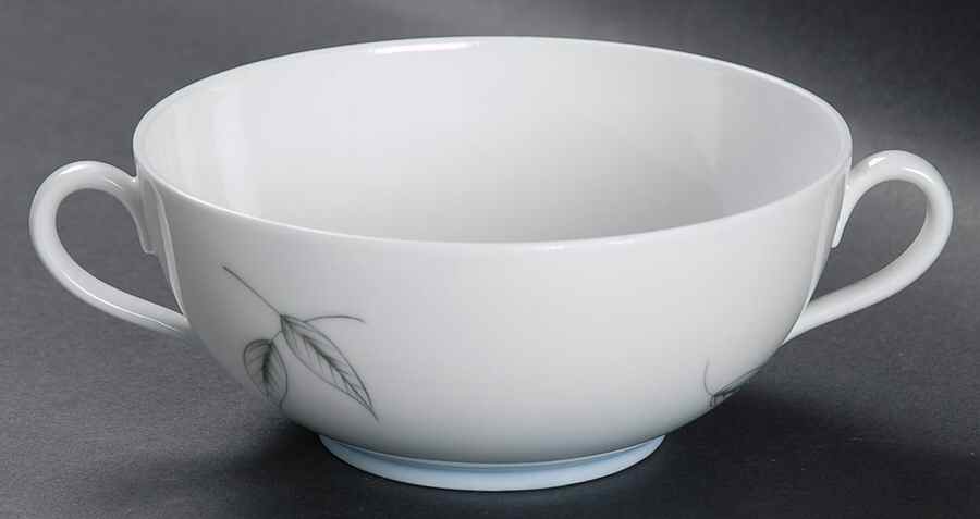 Falling Leaves Flat Cream Soup Bowl by Bing & Grondahl-1