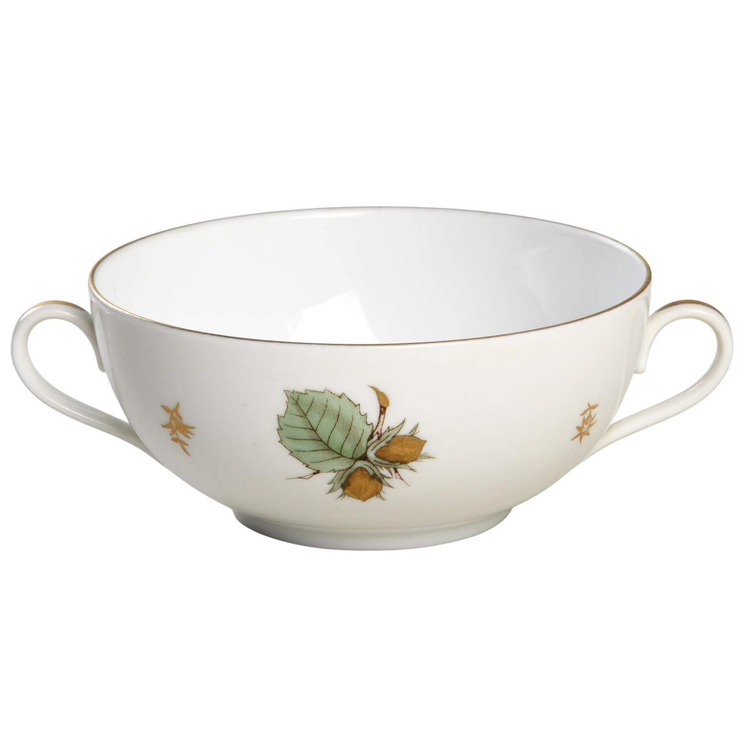 Hazelnut Flat Cream Soup Bowl by Bing & Grondahl-1