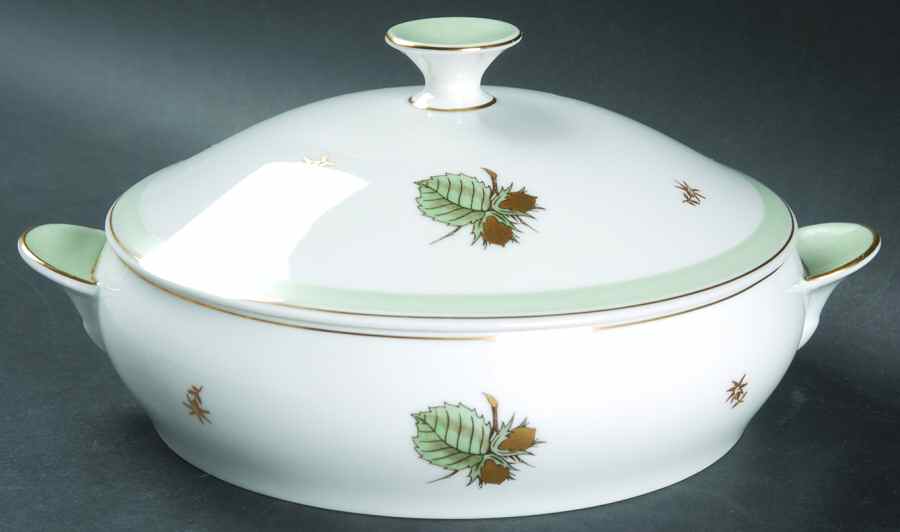 Hazelnut Round Covered Vegetable by Bing & Grondahl-1