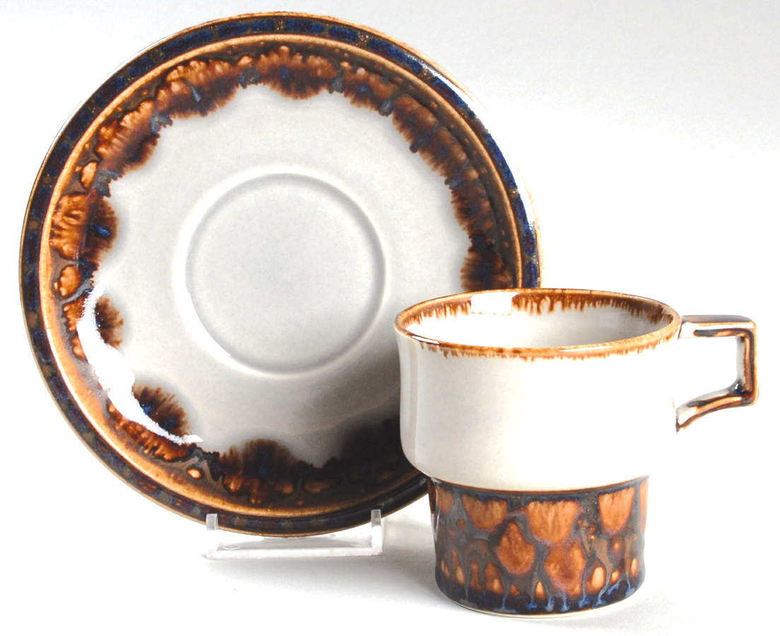Mexico Flat Cup & Saucer Set by Bing & Grondahl-1