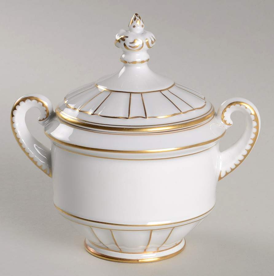 Offenback Sugar Bowl & Lid by Bing & Grondahl-1