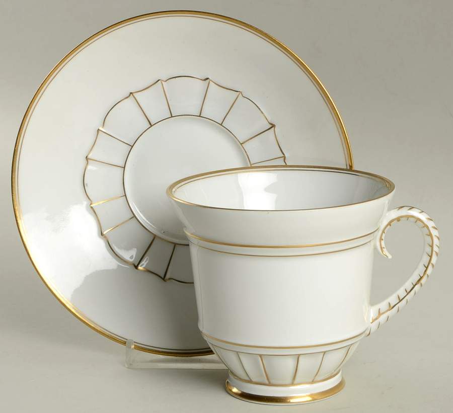 Offenback Oversized Cup & Saucer Set by Bing & Grondahl-1
