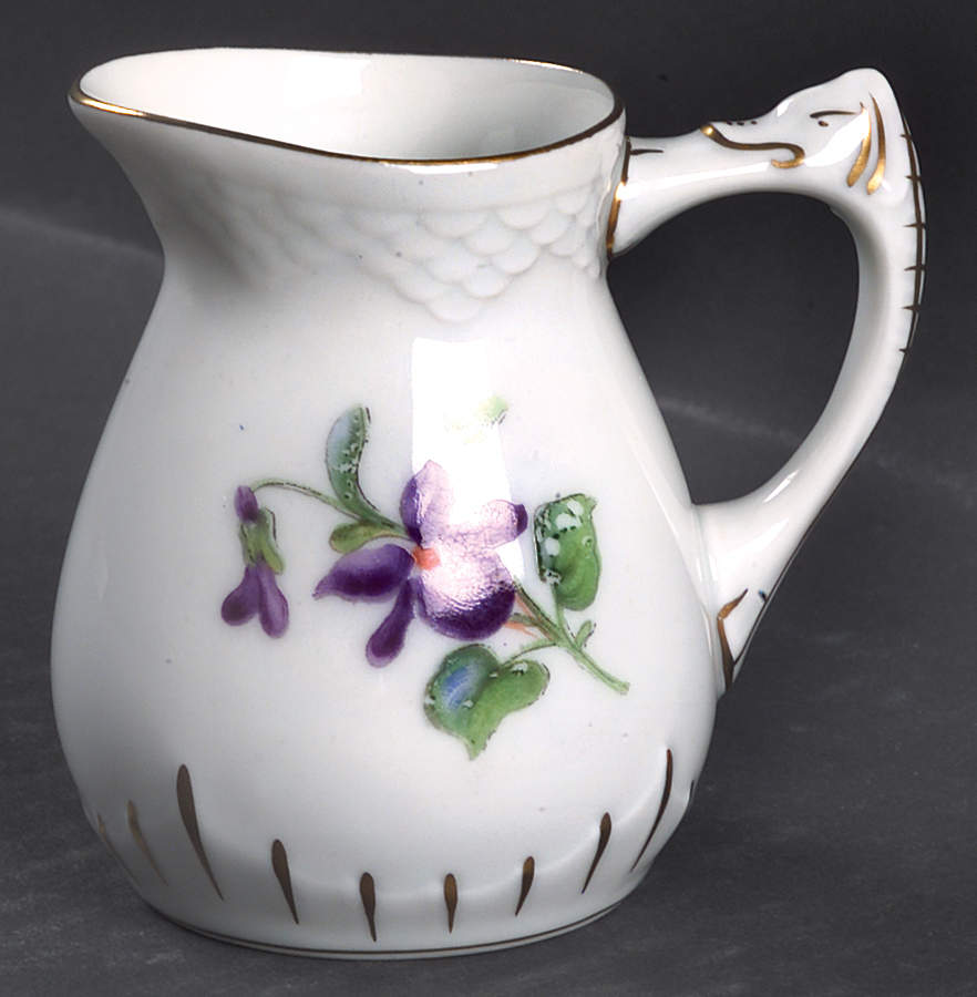 Saxon Flower (White Background) Mini Creamer by Bing & Grondahl-1