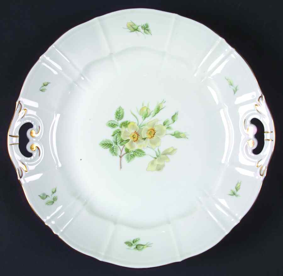 Scotch Rose II Handled Cake Plate by Bing & Grondahl-1