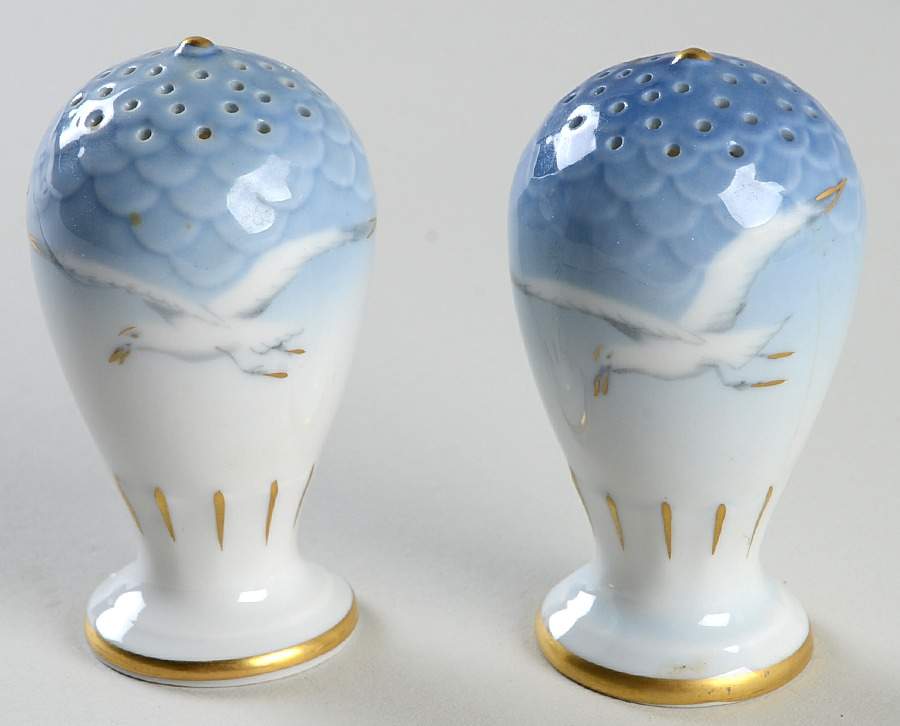 Seagull Salt & Pepper Set by Bing & Grondahl-1