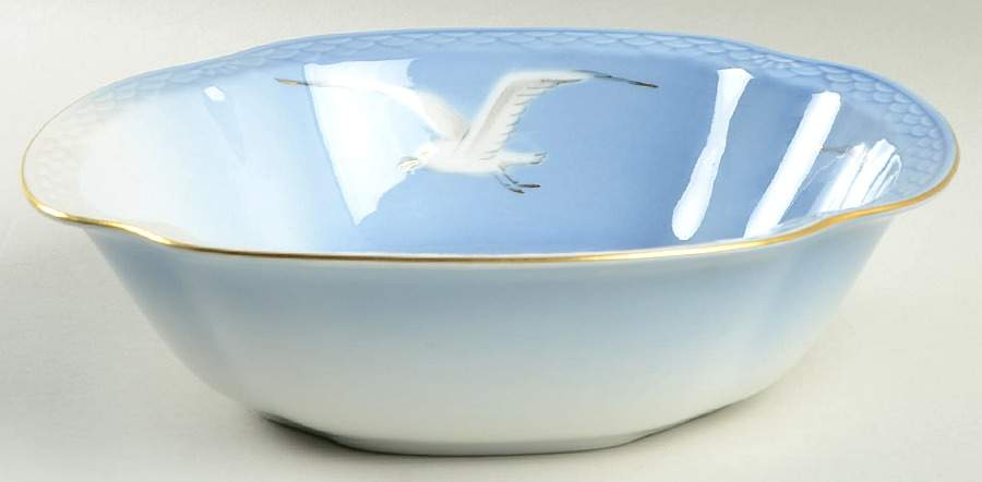 Seagull 9" Square Vegetable Bowl by Bing & Grondahl-1