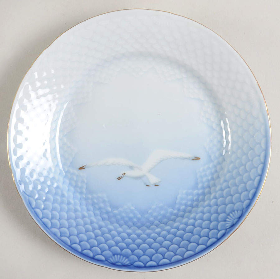 Seagull Salad Plate by Bing & Grondahl-1