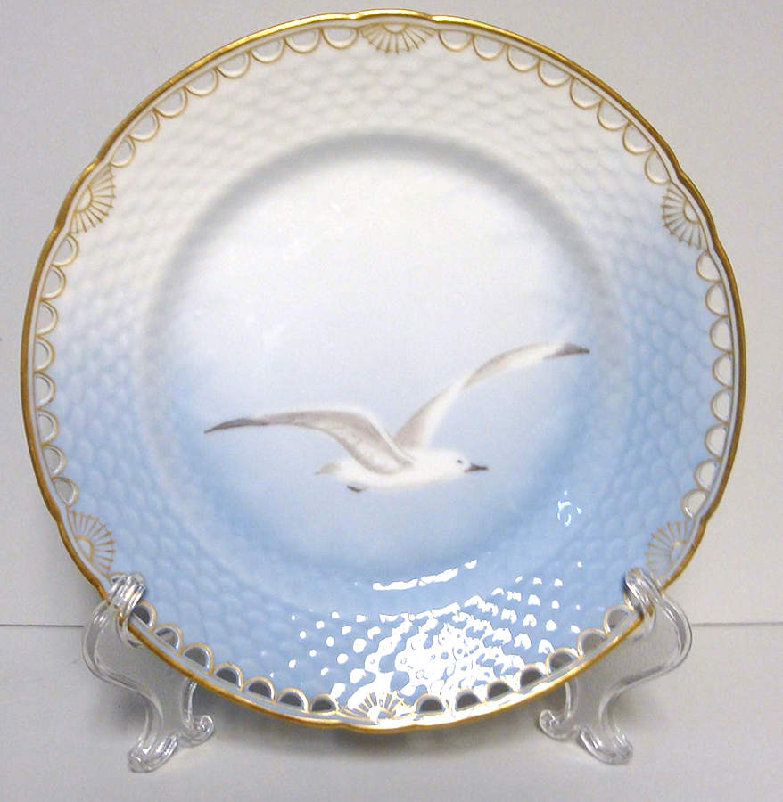 Seagull Pierced Edge Luncheon Plate by Bing & Grondahl-1