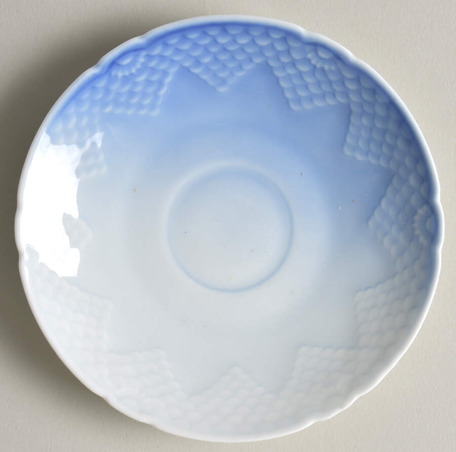 Seagull Saucer for Flat Demitasse Cup w/No Gold Trim by Bing & Grondahl-1