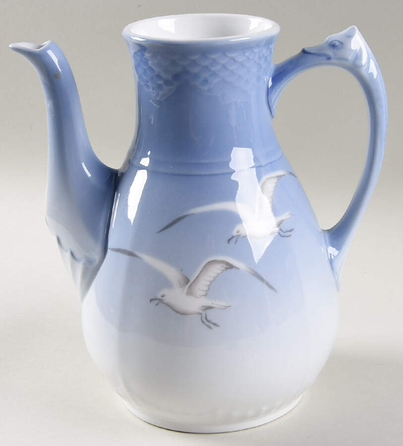 Seagull Coffee Pot No Gold No Lid by Bing & Grondahl-1