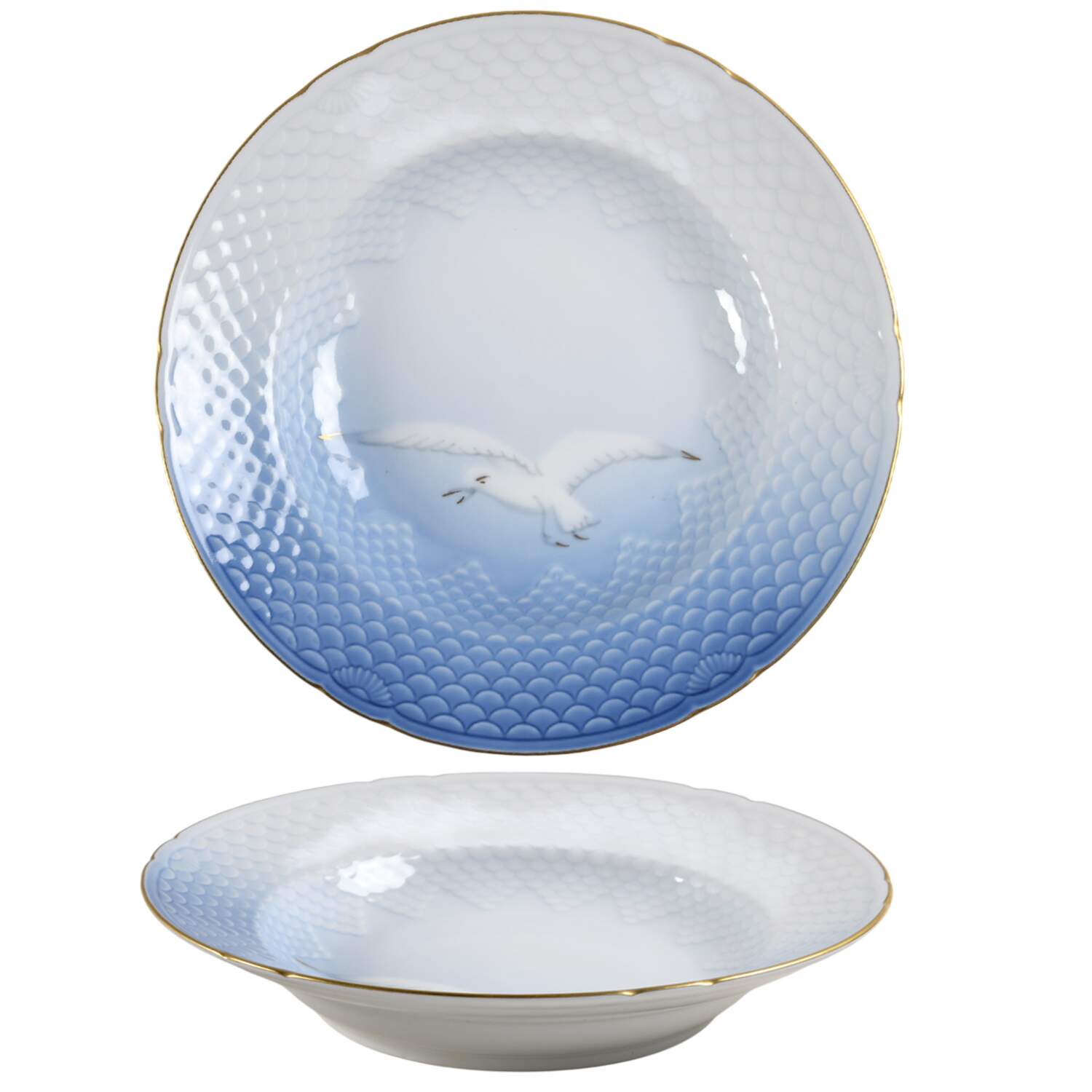 Seagull Rim Soup Bowl by Bing & Grondahl-1