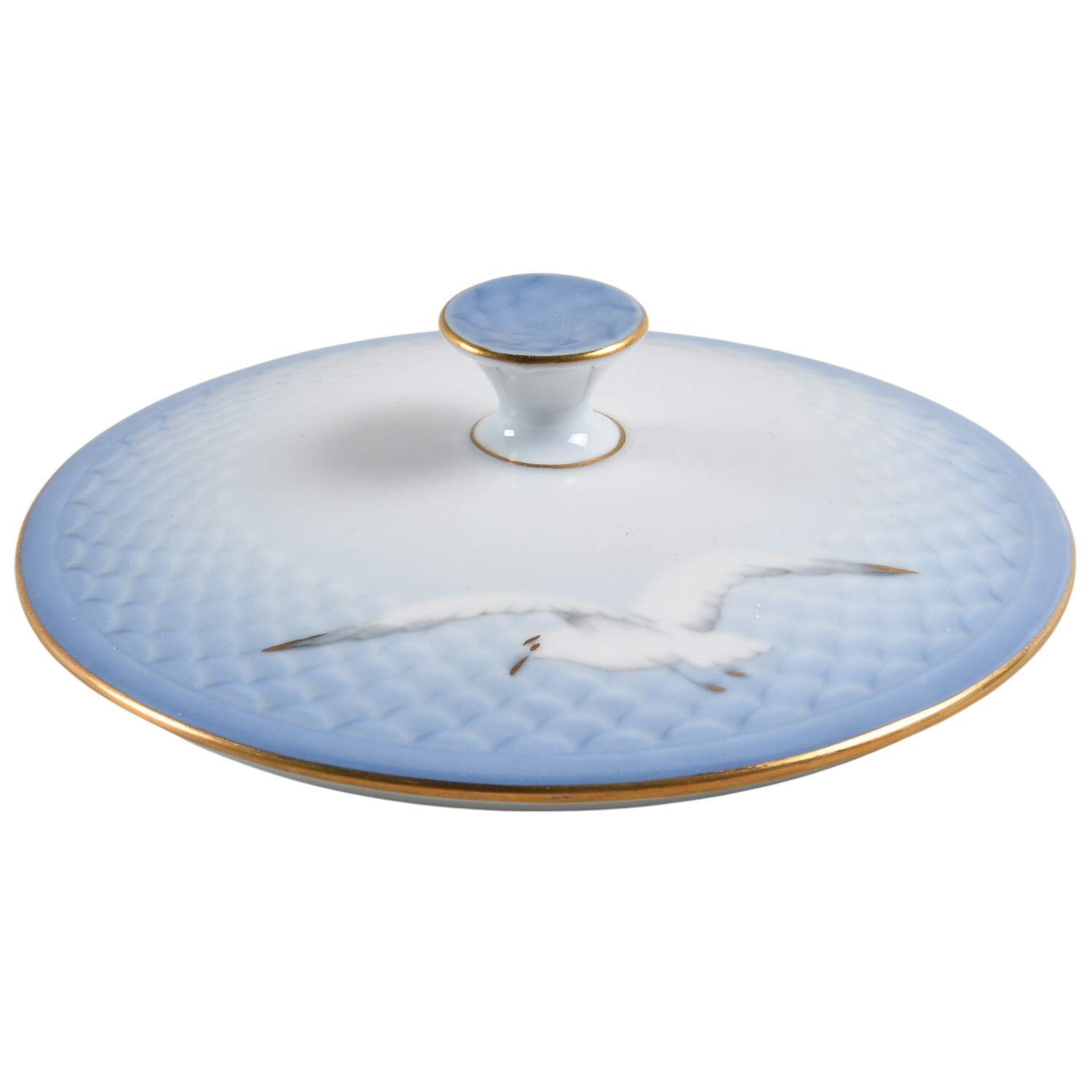 Seagull Lid for Cream Soup Bowl by Bing & Grondahl-1