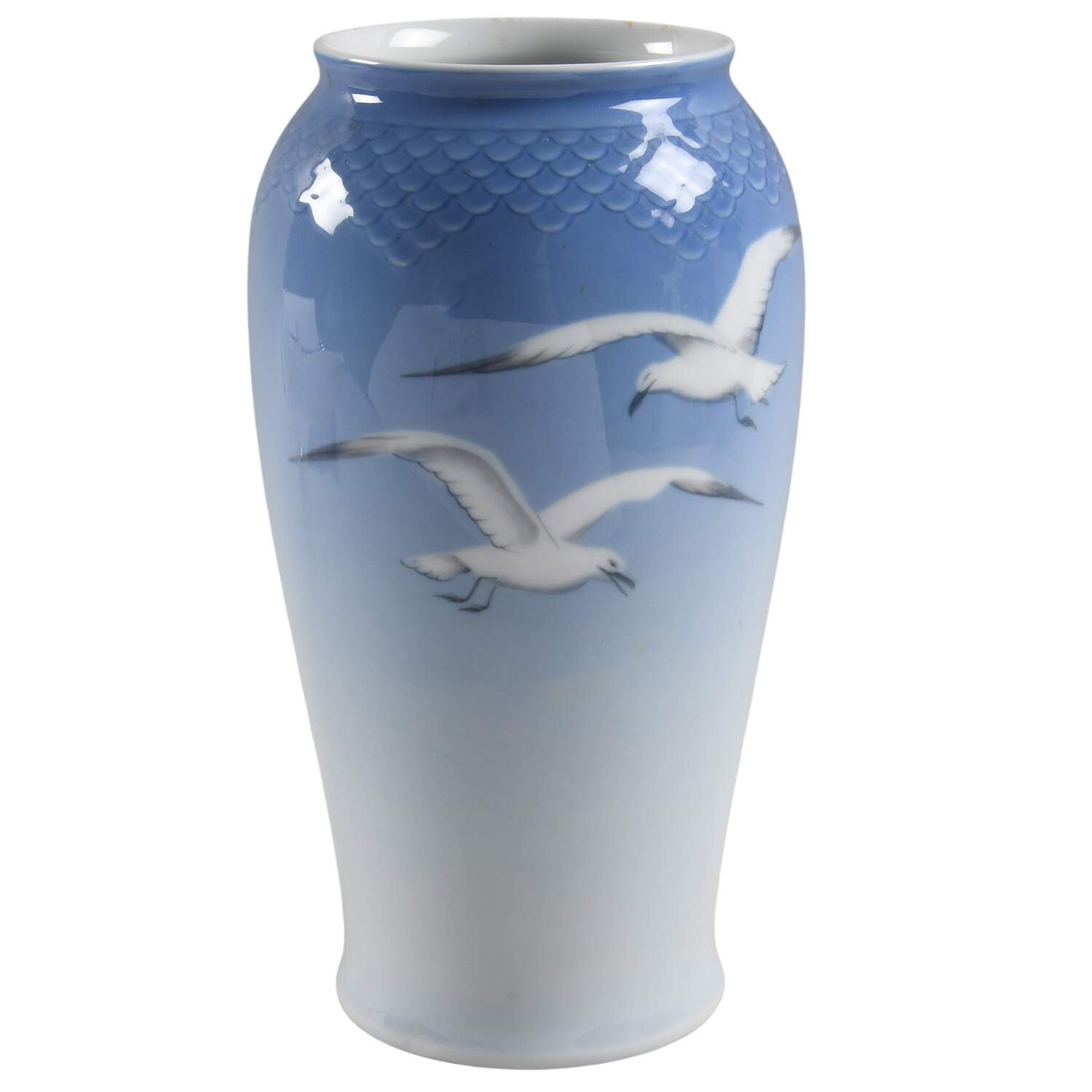 Seagull 8" No Gold Vase by Bing & Grondahl-1