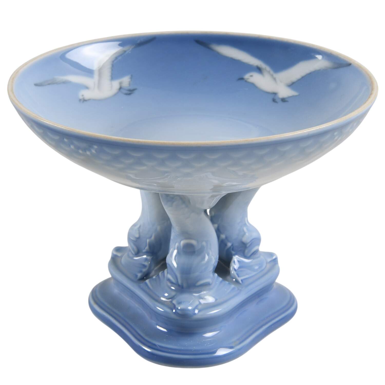 Seagull Round Compote (Height X Width) by Bing & Grondahl-1