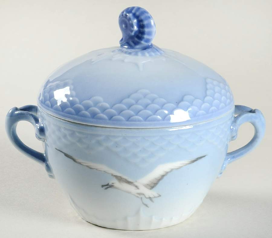 Seagull Sugar Bowl & Lid by Bing & Grondahl-1