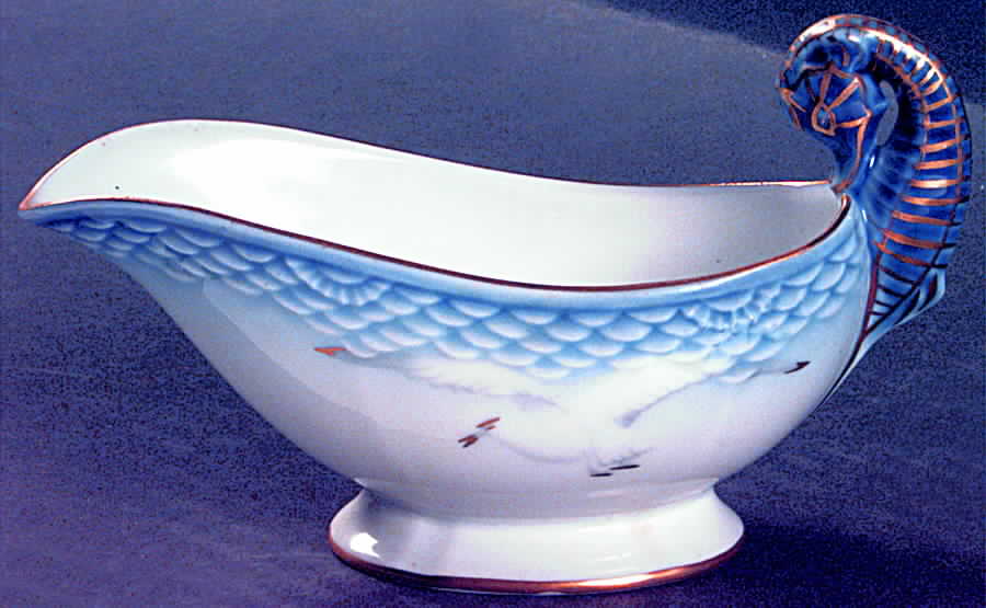 Seagull Individual Gravy Boat by Bing & Grondahl-1