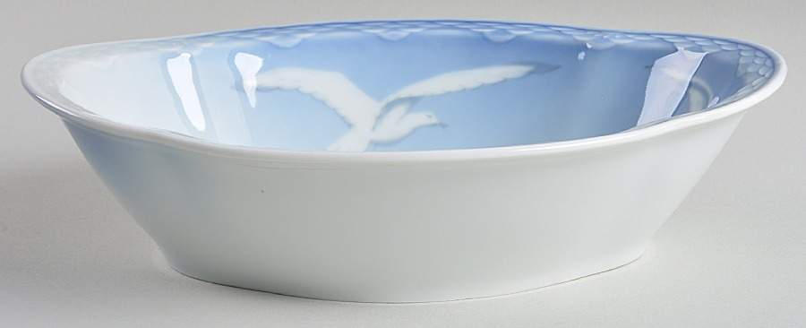 Seagull 9" Oval Vegetable Bowl w/No Gold Trim by Bing & Grondahl-1