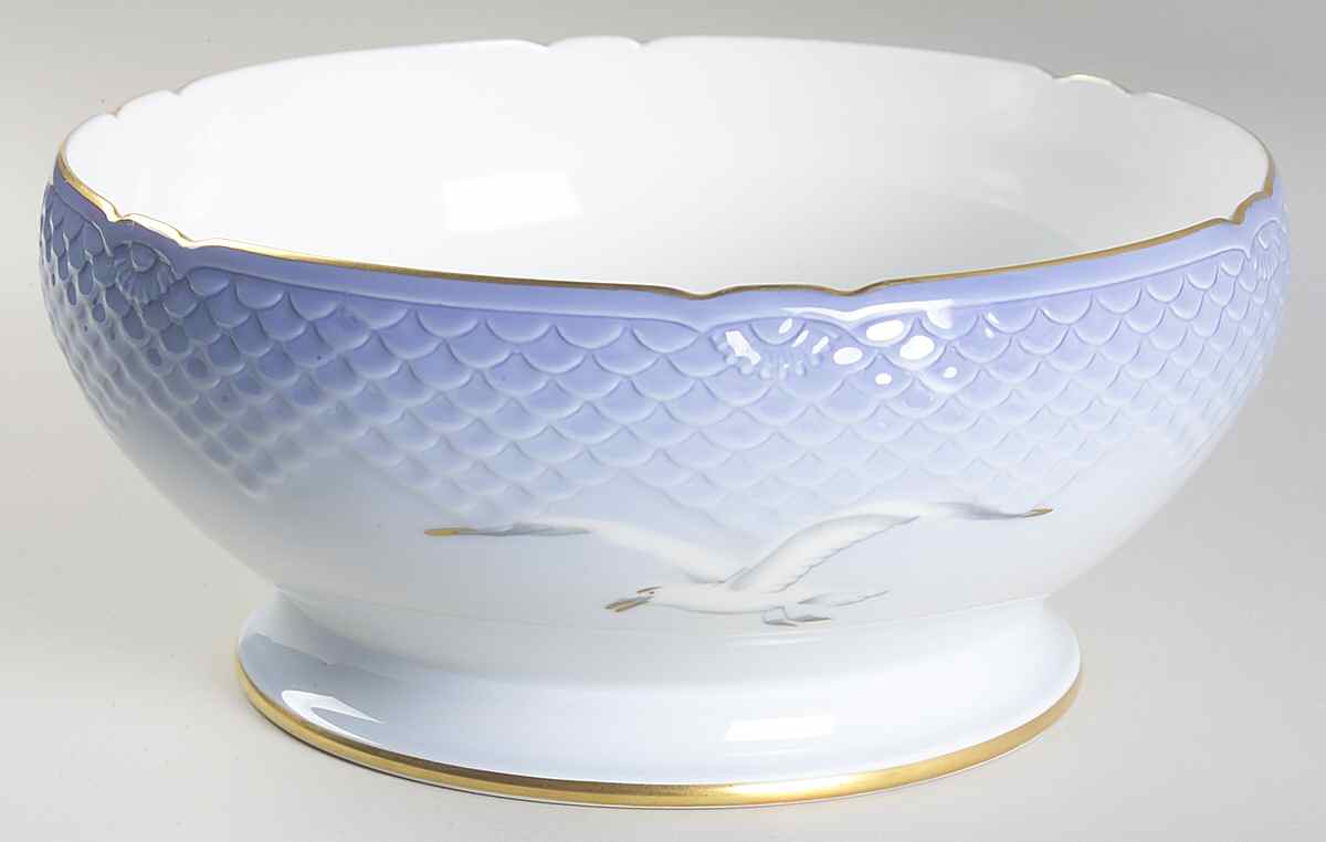 Seagull 9" Salad Serving Bowl by Bing & Grondahl-1