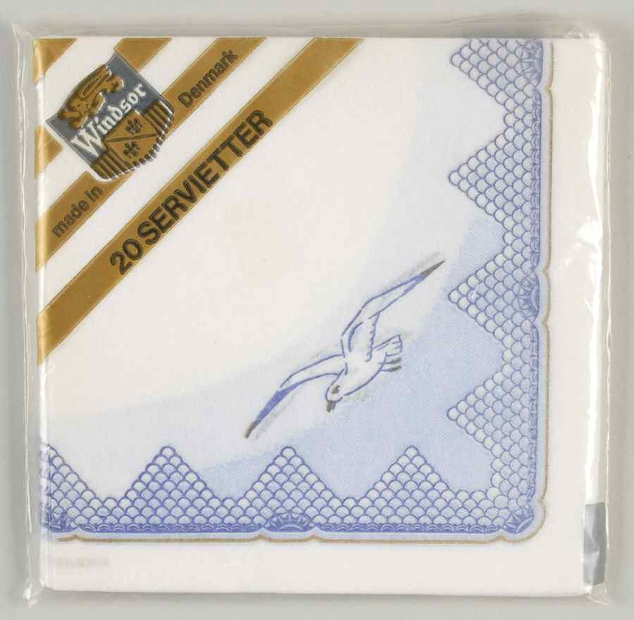 Seagull Package of Paper Cocktail Napkins by Bing & Grondahl-1