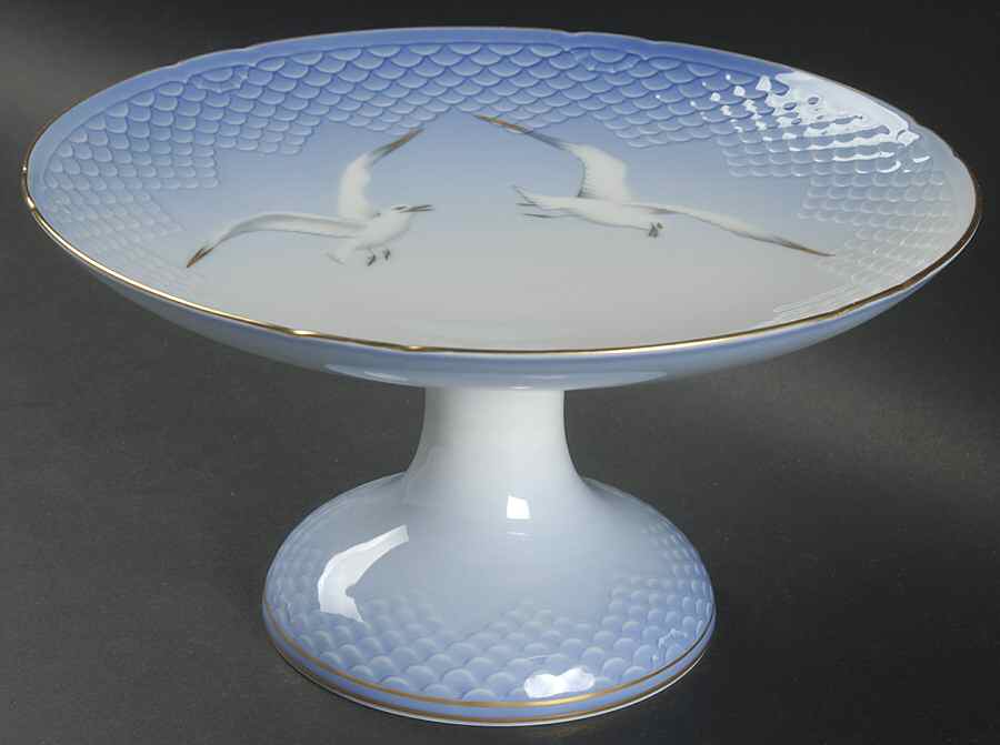 Seagull Round Compote (Height X Width) by Bing & Grondahl-1