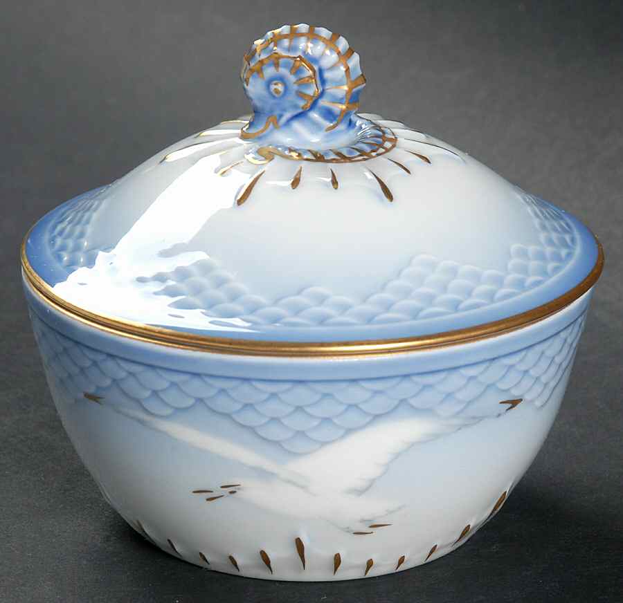 Seagull Mini Sugar Bowl & Lid by Bing & Grondahl-1
