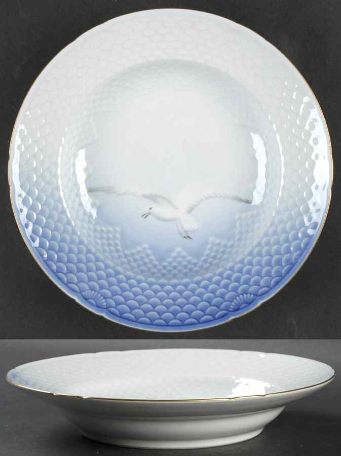 Seagull Rim Soup Bowl by Bing & Grondahl-1