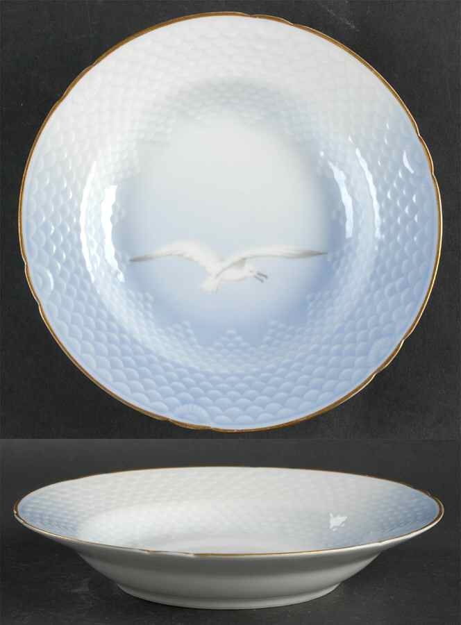 Seagull Rim Soup Bowl by Bing & Grondahl-1
