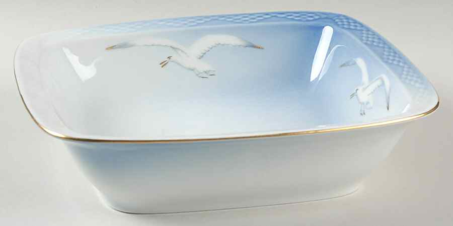 Seagull 8" Square Vegetable Bowl by Bing & Grondahl-1