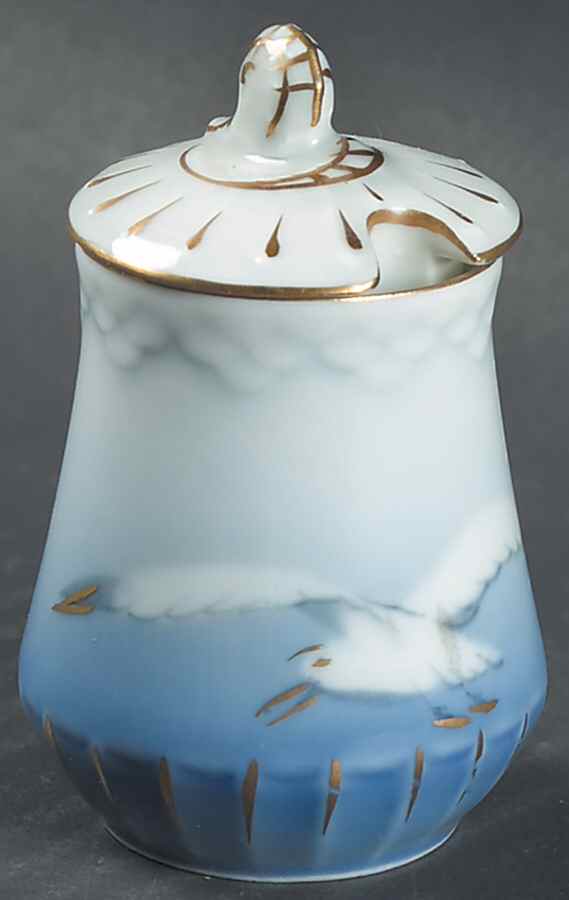 Seagull Mustard Jar & Lid by Bing & Grondahl-1