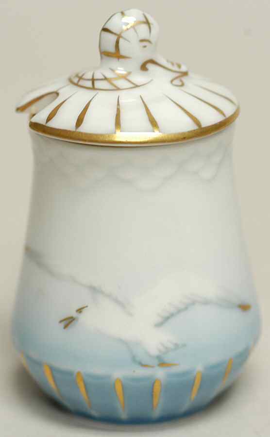 Seagull Mustard Jar & Lid by Bing & Grondahl-1