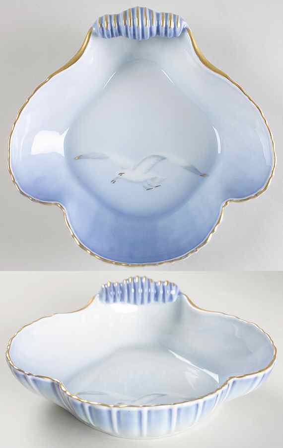 Seagull Shell Shaped Dish by Bing & Grondahl-1