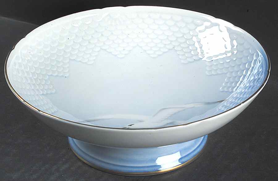 Seagull Low Footed Cake Plate by Bing & Grondahl-1