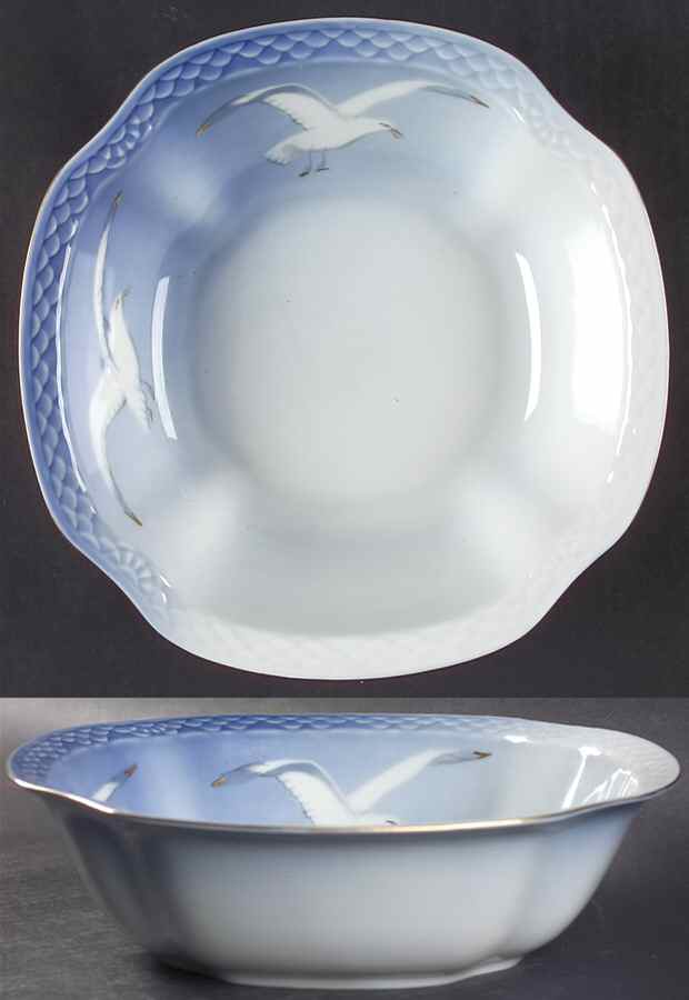 Seagull 8" Square Vegetable Bowl by Bing & Grondahl-1